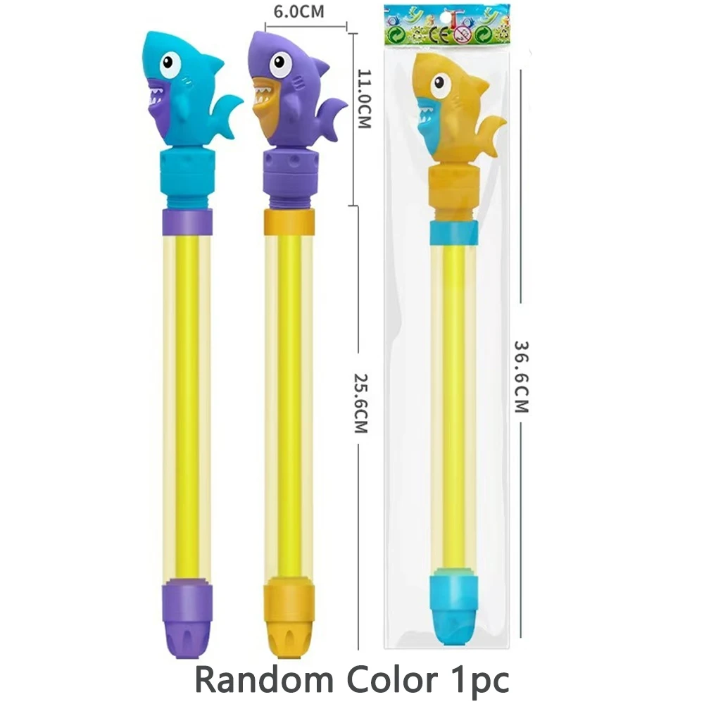 1PC Fun Cute Water Gun Toy - Shark/Crocodile/Unicorn/Dinosaur Design Summer Outdoor Water Spray Toy for Kids
