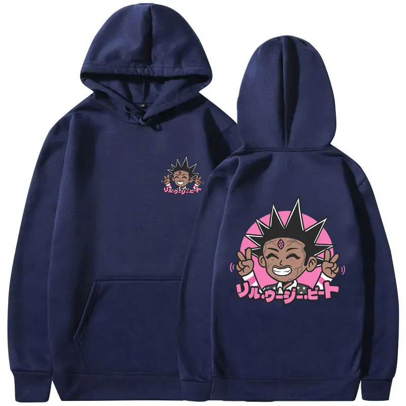 Sweat à capuche unisexe Rared Lil Uzi Vert pour hommes et femmes, bande rose, meme drôle, mode hip hop, streetwear vintage, sweats à capuche