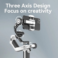 -FeiyuTech SCORP MINI-P MINI P Feiyu 3-Axis Handheld Gimbal Handle Grip for Smartphone iPhone Samsung Xiaomi Tripod selfie stick