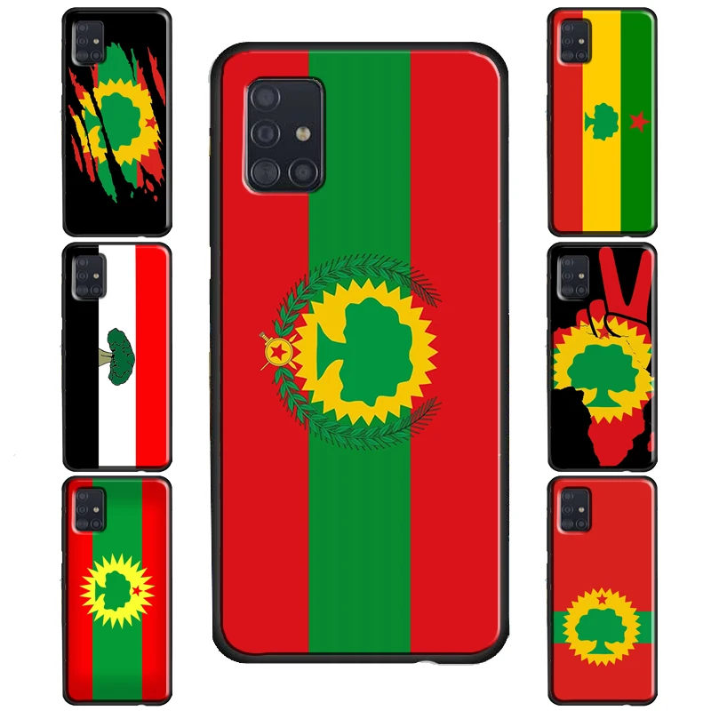 Oromo Flag Case For Samsung Galaxy S20 FE S22 S21 Ultra S8 S9 S10 Note 10 Plus S10e Note 20 Ultra