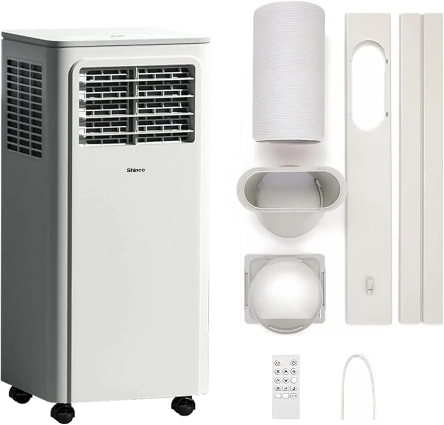 SHINCO 7000 BTU Mobile Air Conditioner (2.05 kW), Cooling & Ventilating & Dehumidifying, Room Size up to 54 m³ (18 ㎡)
