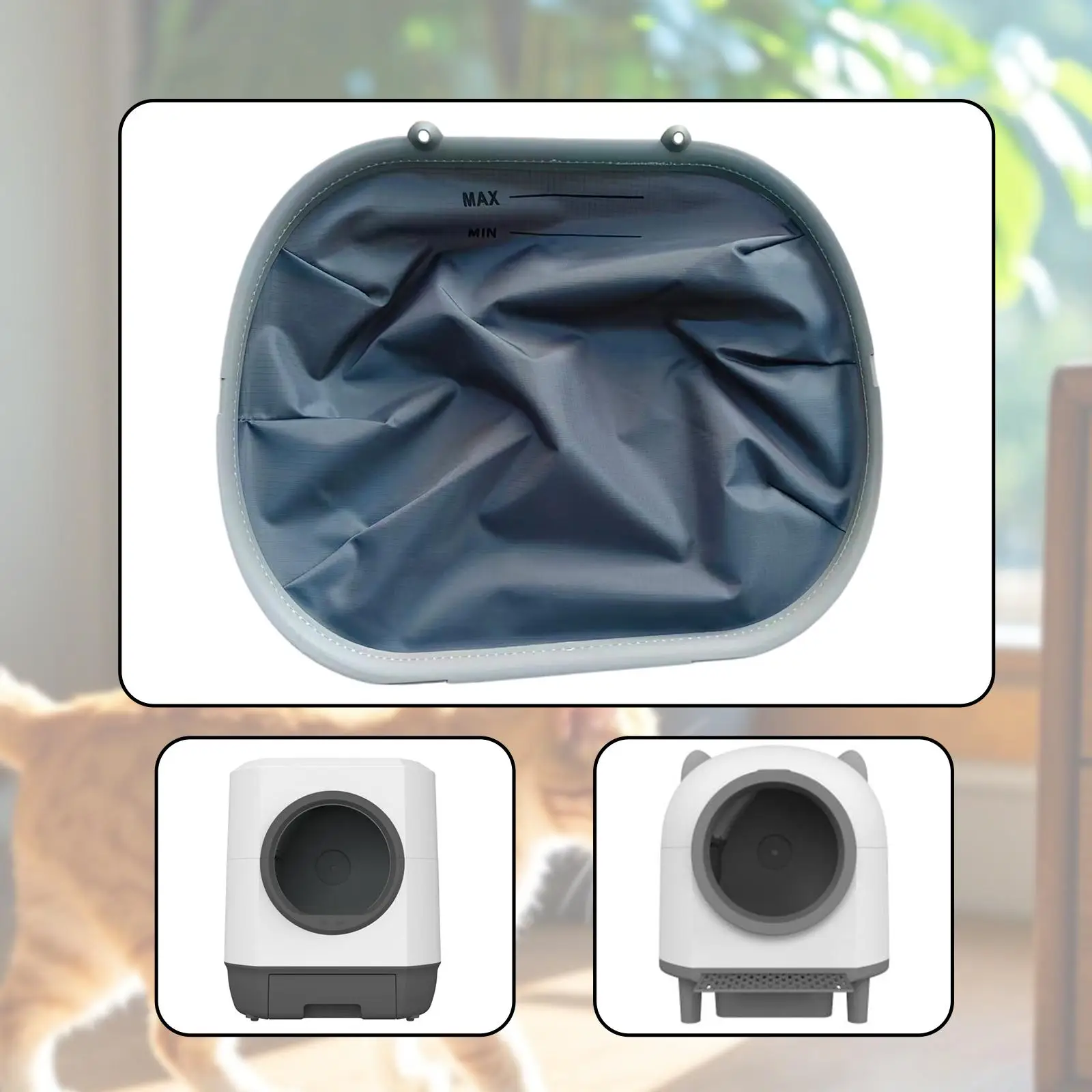 Alfombrilla impermeable para arenero de gato – Fácil limpieza - imagen 4