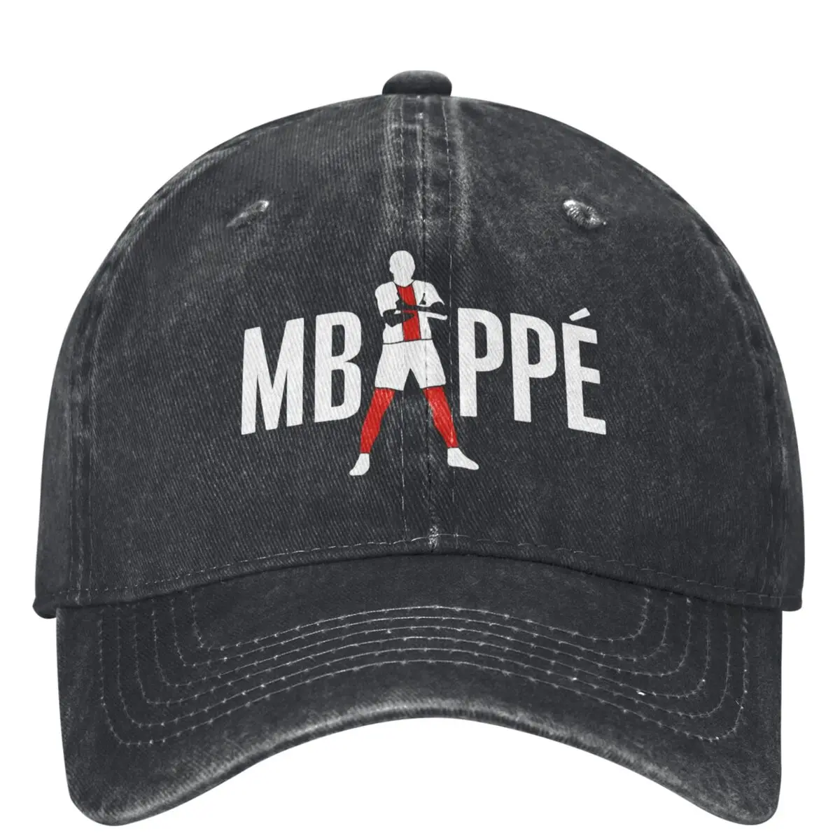 M-Mbapped Denim Baseball Cap soccer Outdoor Gym Hip Hop Hats Summer Couple Women Vintage Sunscreen Baseball Caps