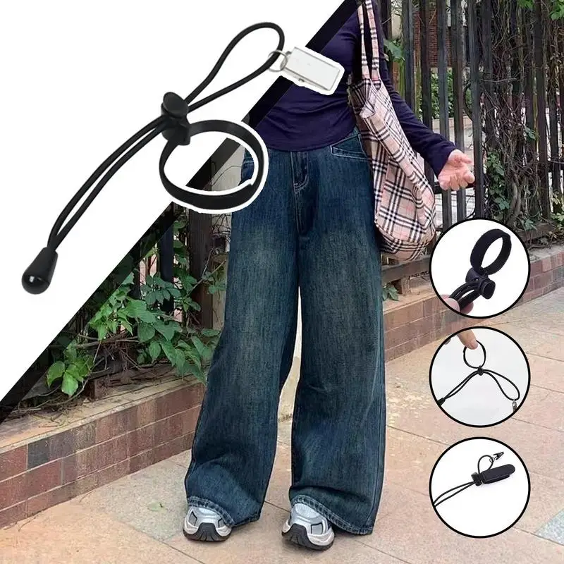 Backdrop Clips 2 Pieces Backdrop Clips With Stretchy Cords Wide Leg Trousers Matching Tool Tablecloth Tightener For Commuting