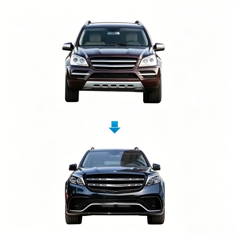 Auto Mod Facelift Full Body Kit Bumper Grille Lights Exterior Parts Fit GL X164 GLS X166
