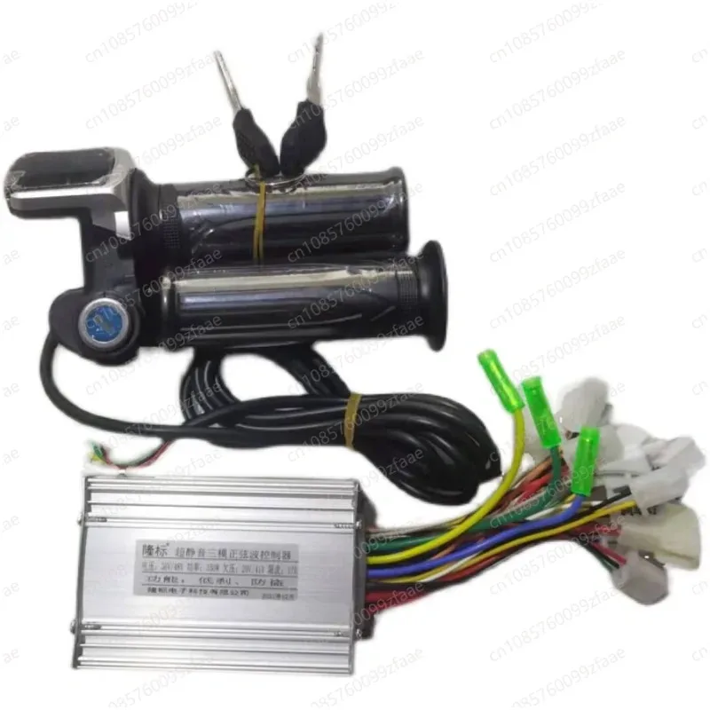 350W Brushless Motor Controller 24V 36V 48V Electric Scooter Throttle Kit 8/10/12 Inch