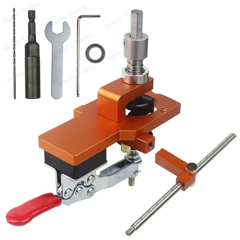 

35mm Concealed Hinge Jig Kit Hole Drilling Guide Locator With Fixture Woodworking Hole Opener Tools Door Cabinets Puncher Tools