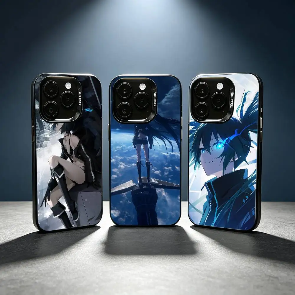 Black Rock S-Shooter Silver Gray Soft Protective Back Shell Fits iPhone 11,12,13,14,15,16,17 Pro Max Plus Air Mini
