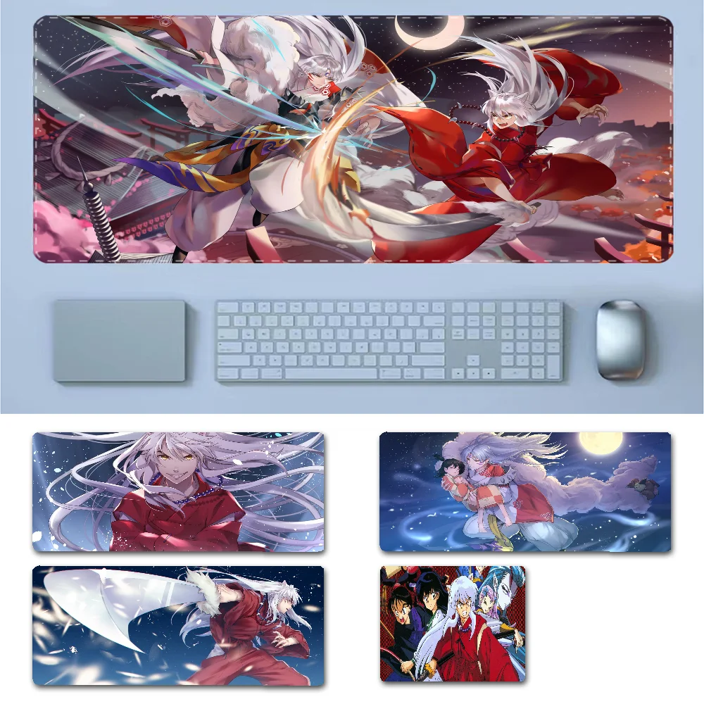 

InuYasha Mousepad Boy Pad Laptop Gaming Mice Mousepad Size for Game Keyboard Pad for Gamer