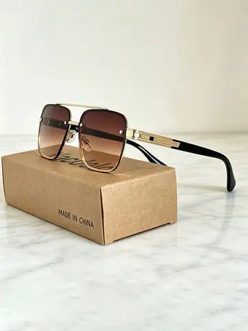 Designer Square Sunglasses Women Trendy Luxury Sunglass Men UV400 Protection Fashion Glasses Dropshipping Gafas De Sol Hombre