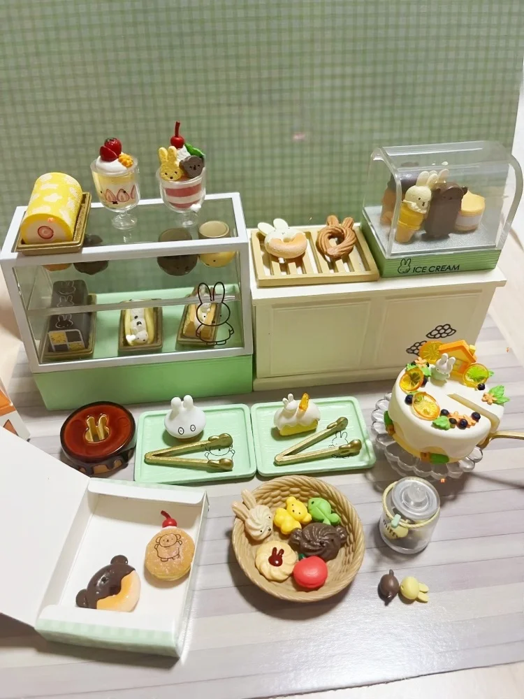 الأصلي إعادة النعناع ميفي أرنب الحلوى والحلوى متجر مصغرة اللعب منزل صندوق أعمى زخرفة أنيمي نموذج لجسم اللعب الهدايا