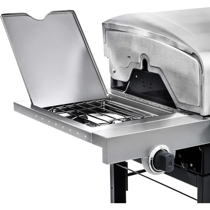 Hot SalesSuitable For Char Broil Convection 4-chamber With Side Burner Trolley Propane Gas Stainless Steel Grill