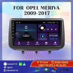 MAMSM Android 12 2Din 4G Car Radio Multimedia Video Player For Opel Meriva 2009 - 2017 Navigation GPS WIFI Stereo Carplay Auto