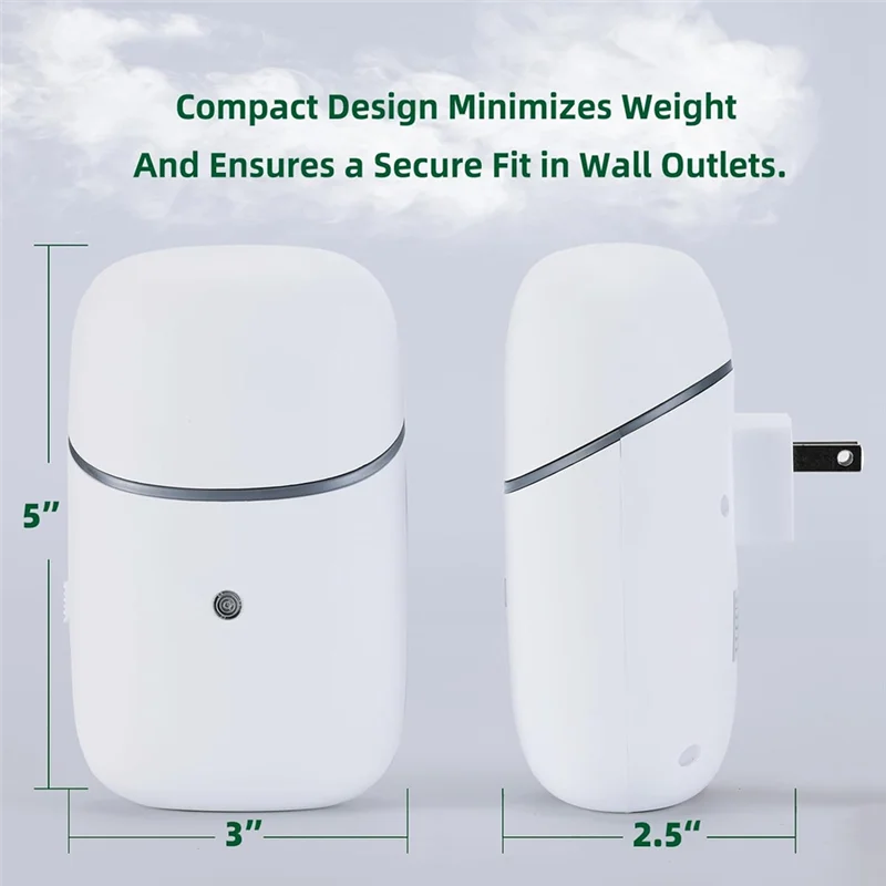 ABBK-Безводный диффузор Безводный диффузор эфирного масла для дома, офиса, отеля, вилка стандарта США