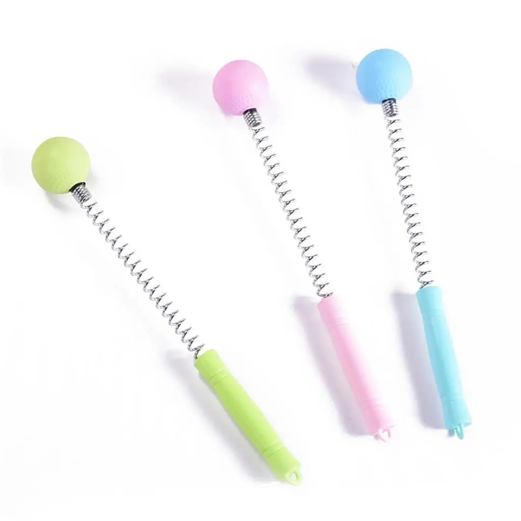 

Spring massage device, acupressure golf self -body massage ball