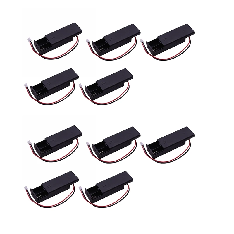 Piezas para Micro:Bit, soporte para batería, carcasa para 2 pilas AAA de 3V, PH2.0, PLACA DE DESARROLLO DE Microbit para niños, 10 unidades