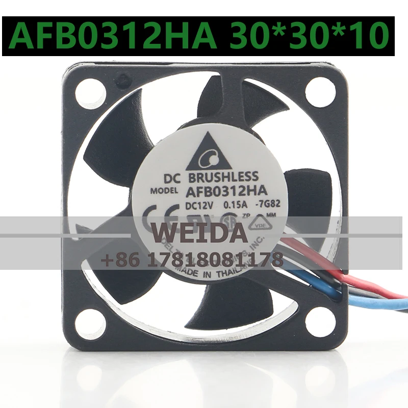 

Вентилятор охлаждения проектора Delta AFB0312HA-7G82-MM 12V 0.15A 3010 с двойным шарикоподшипником и измерением скорости