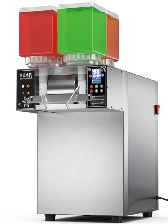 Factory Cheap Price Bingsu Snow Ice Machine 4 Flavors Ice Block Dessert Snow Ice Snowflake Making Machine