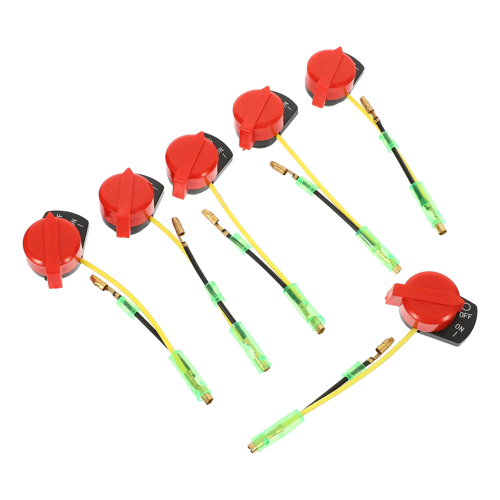 6 Pcs Kill Switch Garden Tractor Supplies on off Stop The Micro-Tiller for Copper Generators Pump Engine Parts