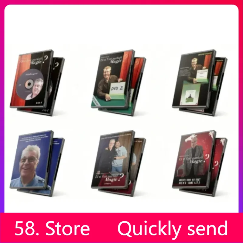 

New 2025 Et si l'on parlait Magie by Michel Lageois Vol 1-6 (French) - Magic tricks ( 58 Store Download )