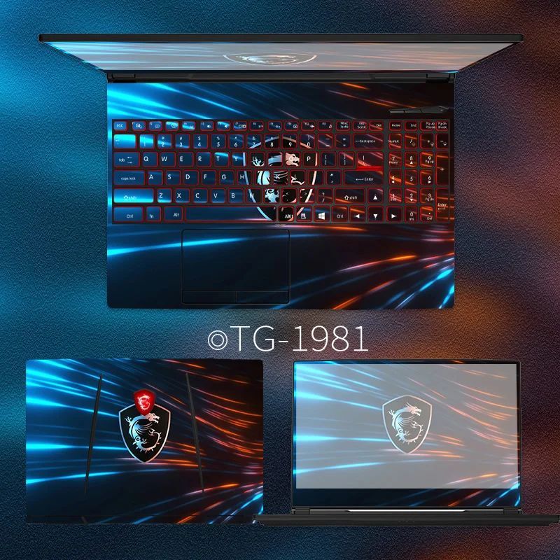 Dazzle Vinyl Special Laptop Sticker Skin Cover Decal Protector for MSI KATANA GF76 17\