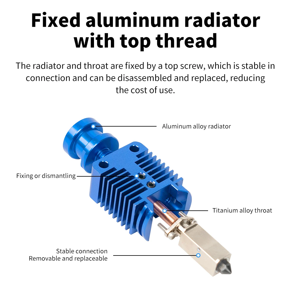 مجموعة أدوات ترقية رأس الطباعة عالية السرعة لـ Ender 3/CR10/VORON 2.4 طارد عالي الجودة J-head للطباعة السريعة Ender 3 V2 ثلاثية الأبعاد ﻿