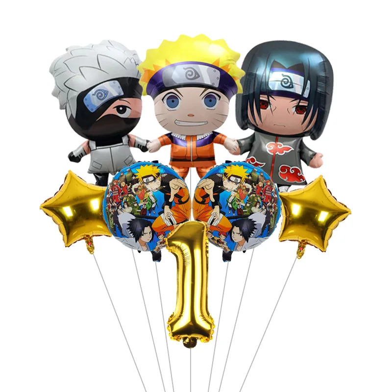 

Ninja Anime Element Print Themed Party Decoration Supplies for Celebration Festival Themed Event Scene Arrangement Background