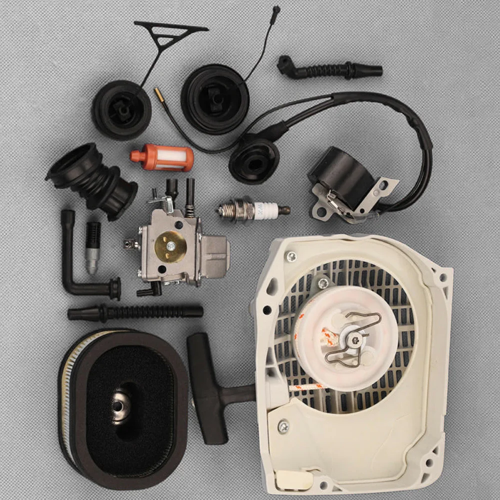 For Stihl 064 066 MS640 650 660 Chainsaw Recoil Starter Carburetor Kit C3A-S31