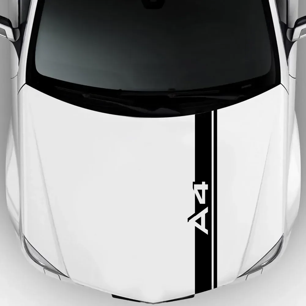 

Car Hood Bonnet Vinyl Car Decal Sticker for A4 A3 8P S3 8V A4 B8 B6 B7 A6 C6 C5 C7 A5 Q3 Q5 Q7 TT A1 A2 A7 A8 Q2