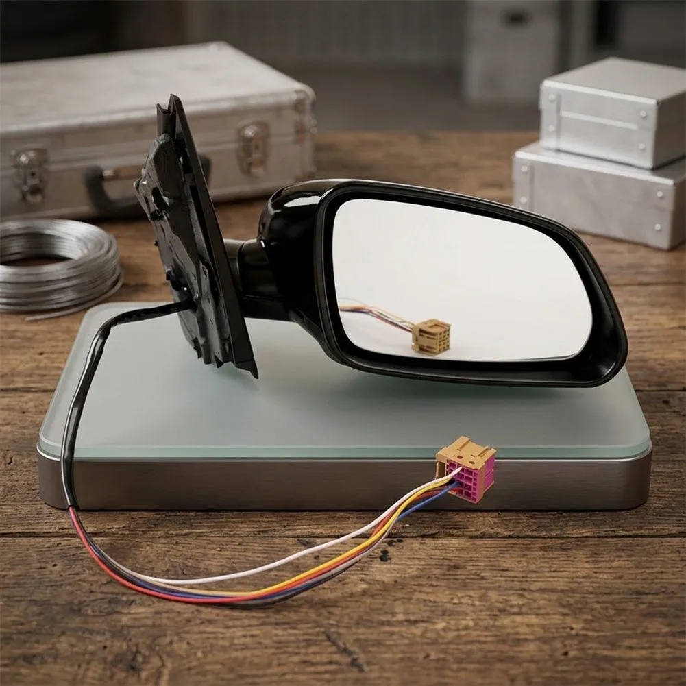 Rearview Mirror Right Hand Drive 6Q1857508P for For POLO 2005 2006 2007 2008 LHD with Electric Adjustment and Heating