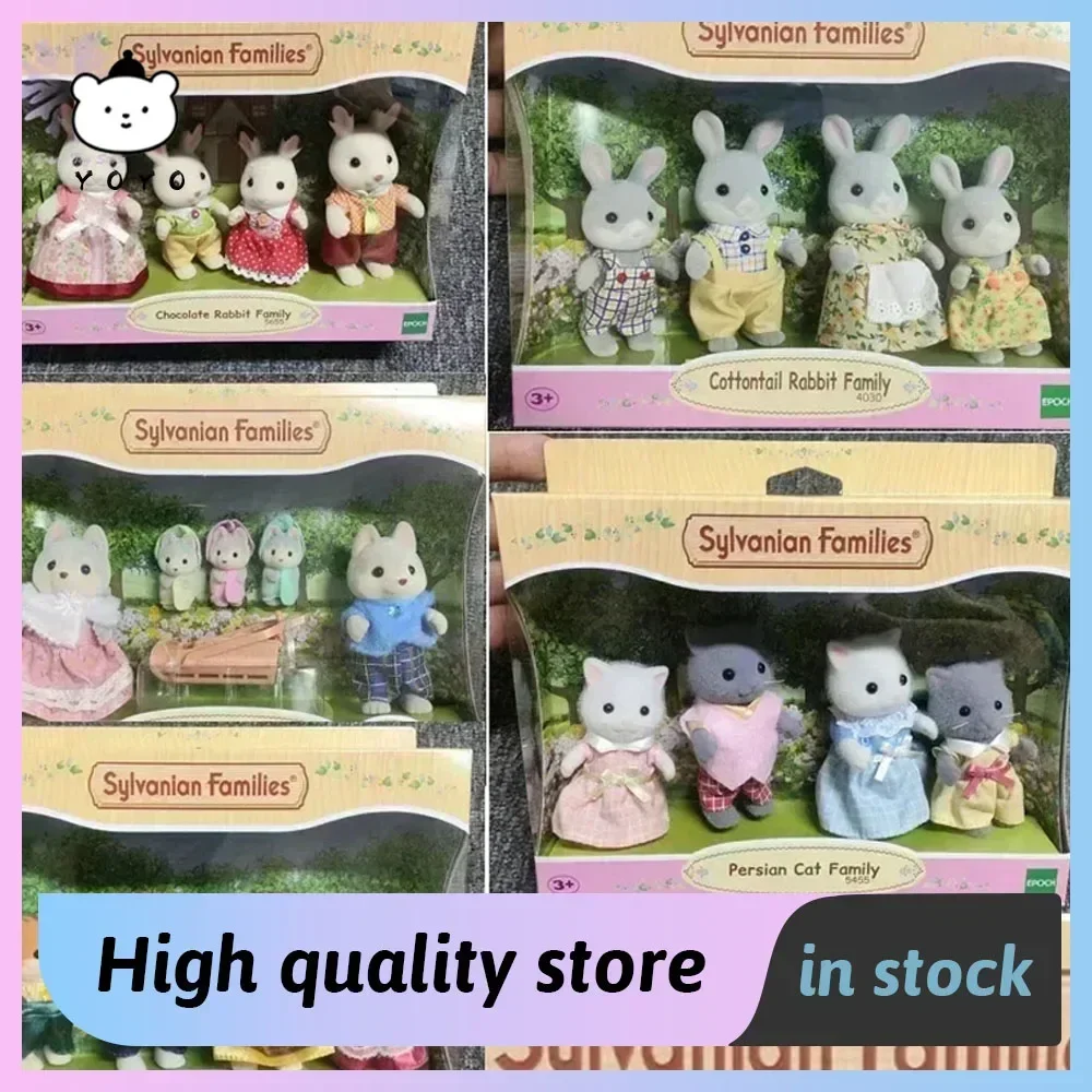 Sylvanian Families Anime Figures Baby Series Figure Ternurines Figure Pvc Statue Model Doll Collection Ornaments Gifts Toys