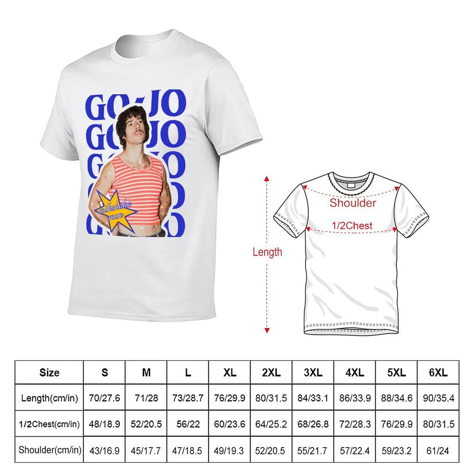 Go-Jo Milkshake Man Eurovision 2025 Australia Merch T-Shirt anime t shirts for man t shirts for man pack white T-Shirt
