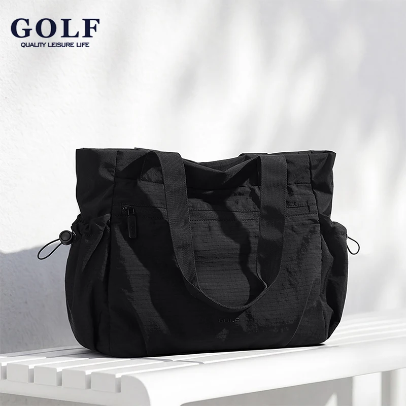 GOLF QUALITY Large Capacity Women's Shoulder Bag Waterproof Oxford Cloth 4-Inch Laptop Tote Handbag Trendy Commute Sling Bag