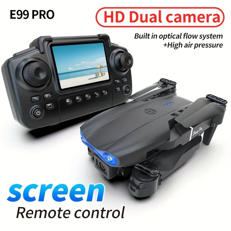 The Upgraded 2026 E99PRO MAX Drone Features Dual 8K Cameras, In-Screen Remote Control, Two Batteries, One-Key Return-to-Home, A Foldable Design, USB Charging, Wi-Fi Connectivity, and Flight Gaming Capabilities. This Drone Is Suitable for Beginners and Mak view 6