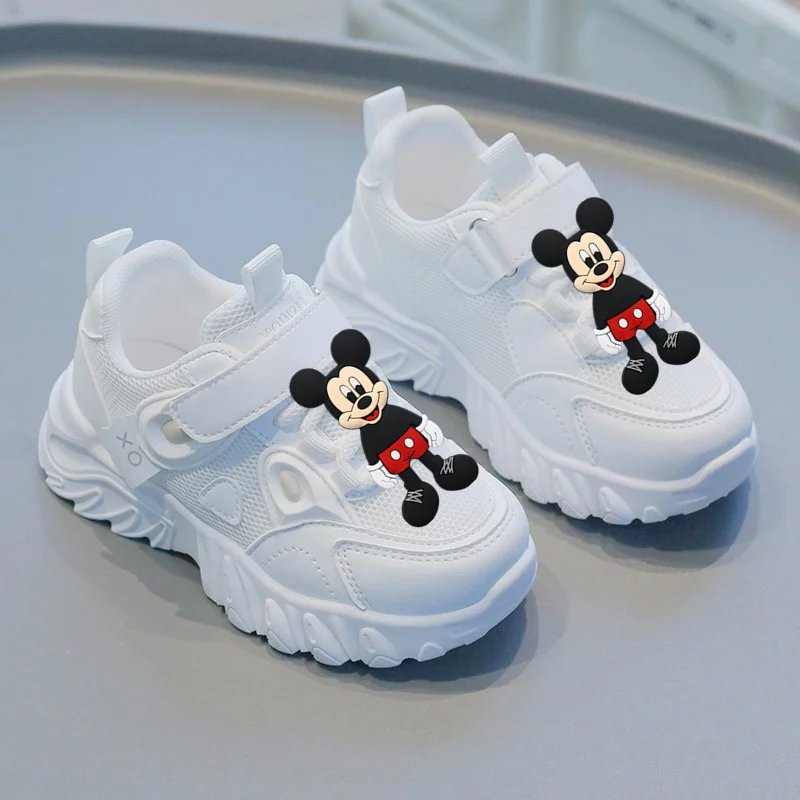 

Minnie Spring 1-6 Years Old Toddler Shoes Girl Casual Shoes Boy Sports Shoes Soft-soled Children Functional mickey mouse Shoes