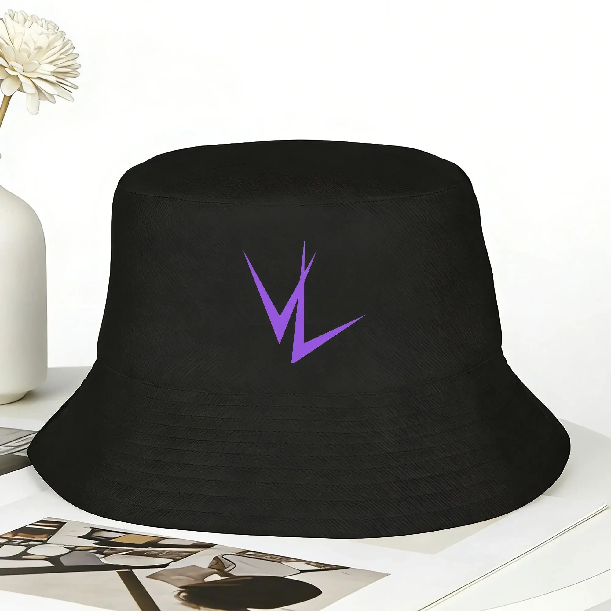 Vampire Lestat Logo Bucket Hat Hip Hop Fisherman Caps For Couple Casual Travel Hiking Sun Hats Foldable Design Cap