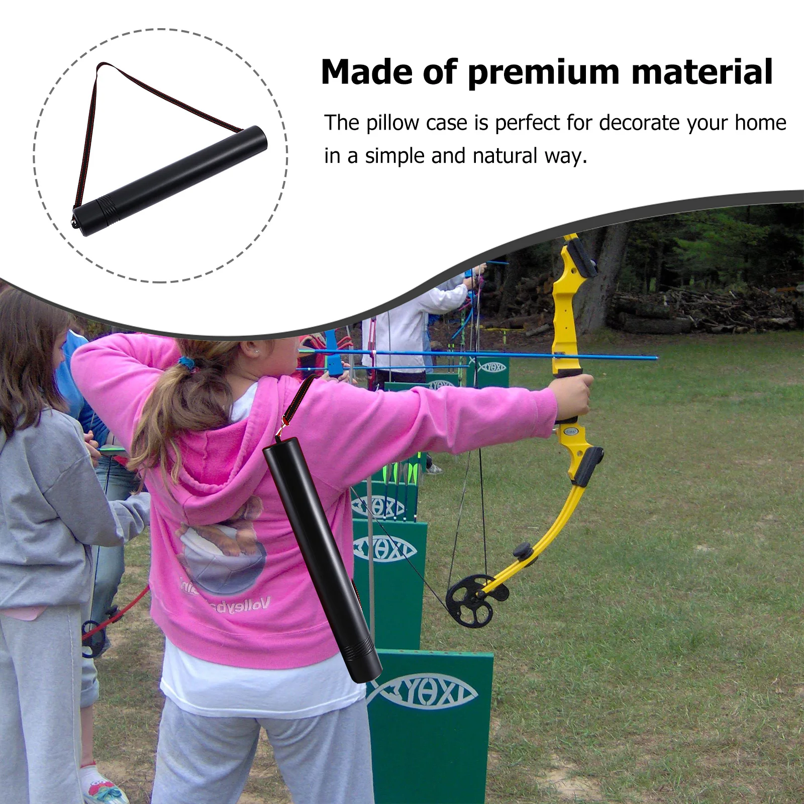 

Painting Tool Cylinder Arrow Bag Pouch Archery Accessories Retractable Hand-held