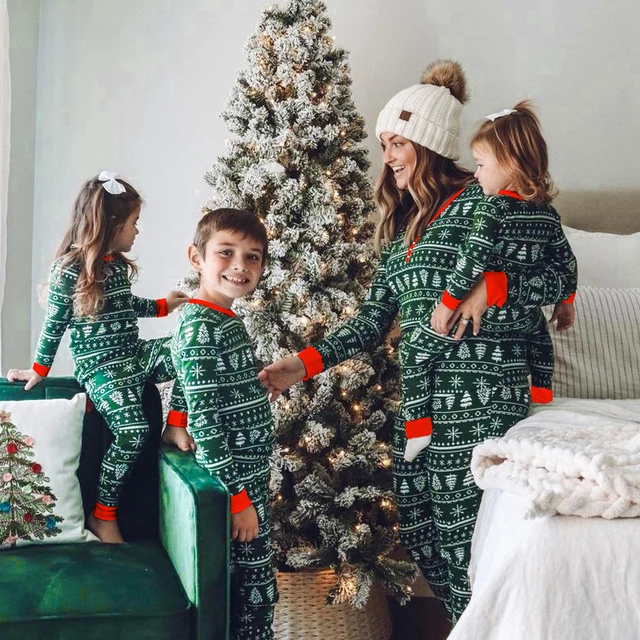 Christmas Family Pajamas Set Mom Daughter Dad Son Matching Outfits Cute All Over Print Homewear Boys Girls Pjs Xmas Look Pyjamas Christmas Family Pajamas Set Mom Daughter Dad Son Matching Outfits Cute All Over Print Homewear Boys Girls Pjs Xmas Look Pyjamas