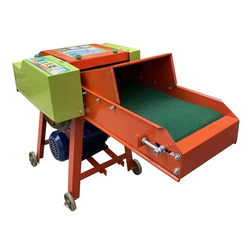 

Low Power and High Capacity Chaff Cutter with 4 Alloy Blades
