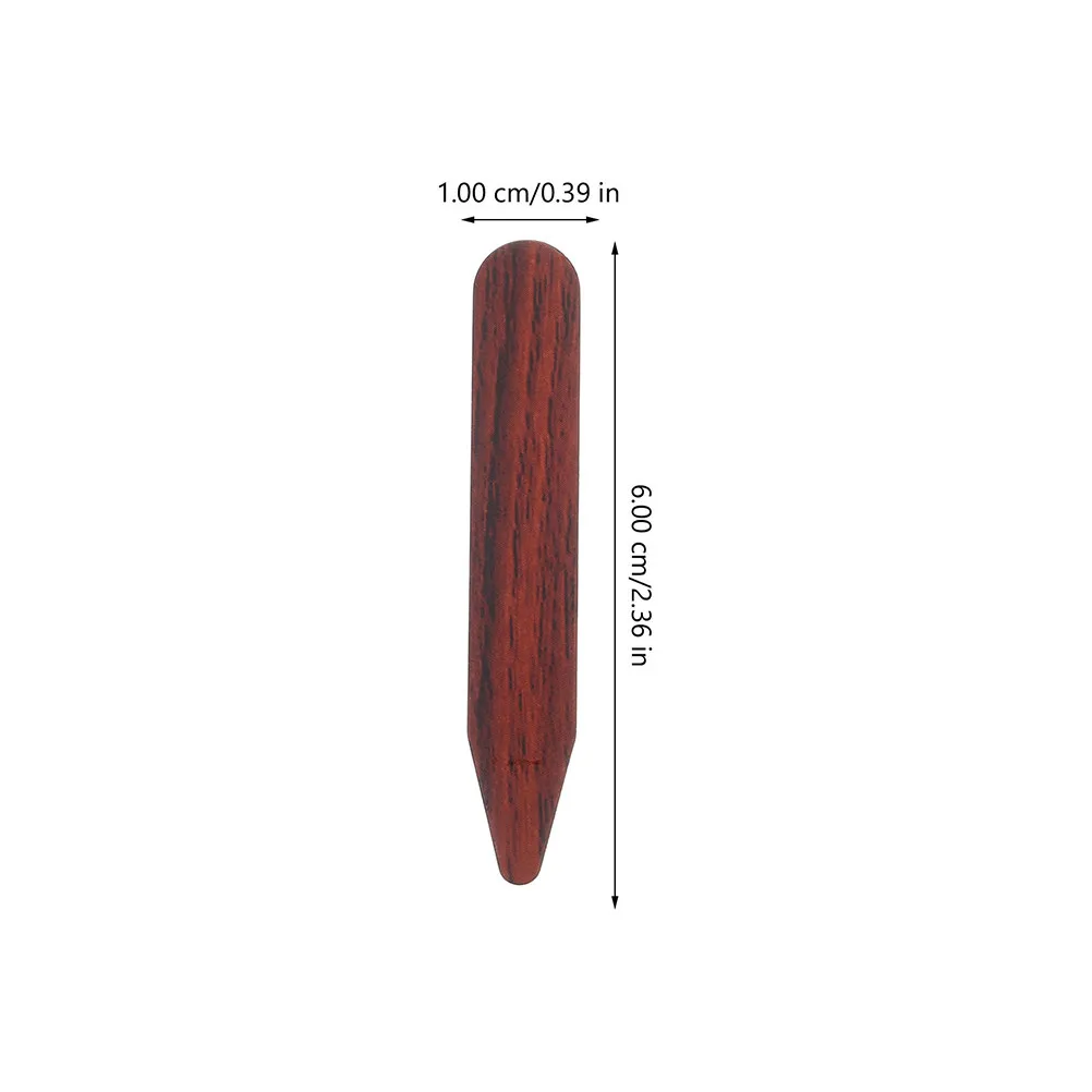 4Pcs Wooden Collar Stay Inserts Dress Collar Support Tabs Mens Formal Wear Sturdy Wood Material Prevents Bending Crisp