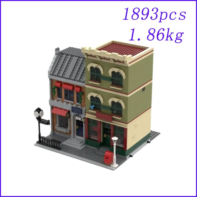 مكعبات بناء تجميع الجسيمات الصغيرة MOC-61103 199764 19433 137972 103249 105637 لعبة بناء حديثة ثلاثية الأبعاد