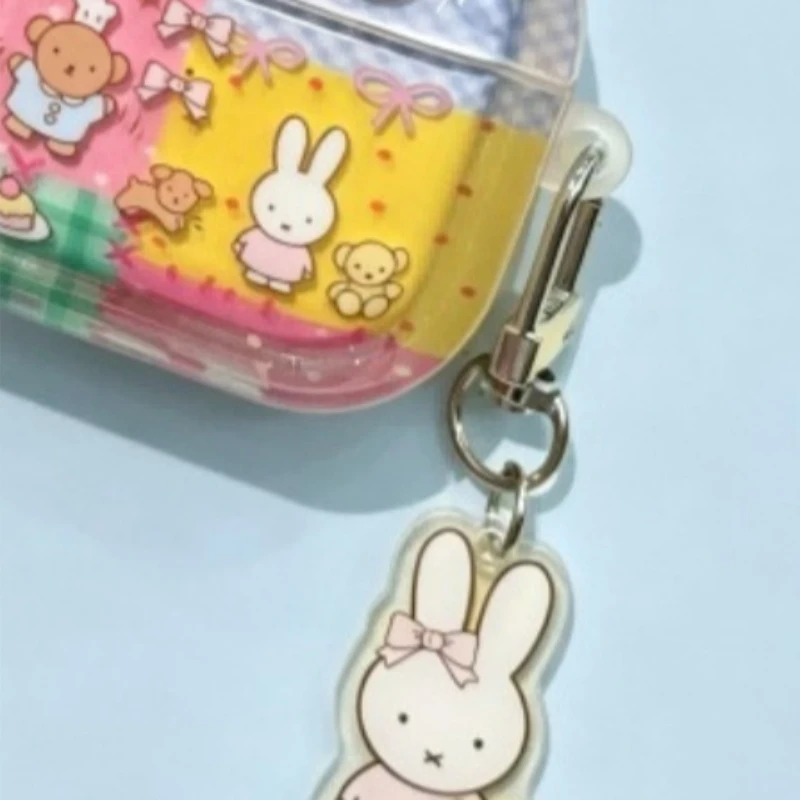 Cartoon Kawaii New Earphone Shell Headphone Protective Cover Applicable AirPods Anti-fall Practical Ultra Thin Good Looks Miffy