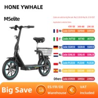 HONEYWHALE M5 Elite Adult Electric Bike 500W Motor E-Bike 48V13Ah Battery City Ebike 14 Inch Large Tire Electric Bicycle