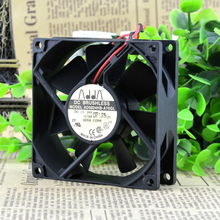 

ORIGINAL AD0824HB-A70GL 8025 24V 8CM COOLING FAN INVERTER