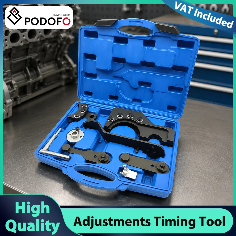 Strumento di regolazione del faso Podofo per VW Transporter T5 Touareg 2.5TDI PD 4.9D/TDI - Kit strumenti di regolazione faso albero a camme motore T10193 T10194 T10191 T10199 T10226