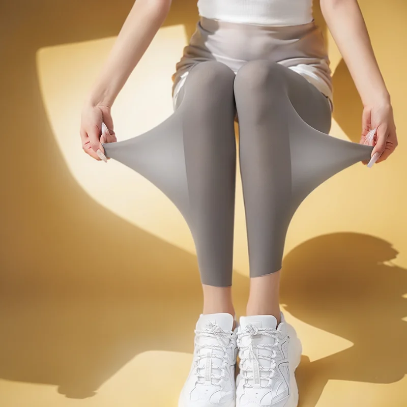 Leggings per donna Flare Fitness Work Pantaloni autunnali stretti e soffici con tacco Caldo vita curvy Controllo della pancia Allenamento Corsa Push Up