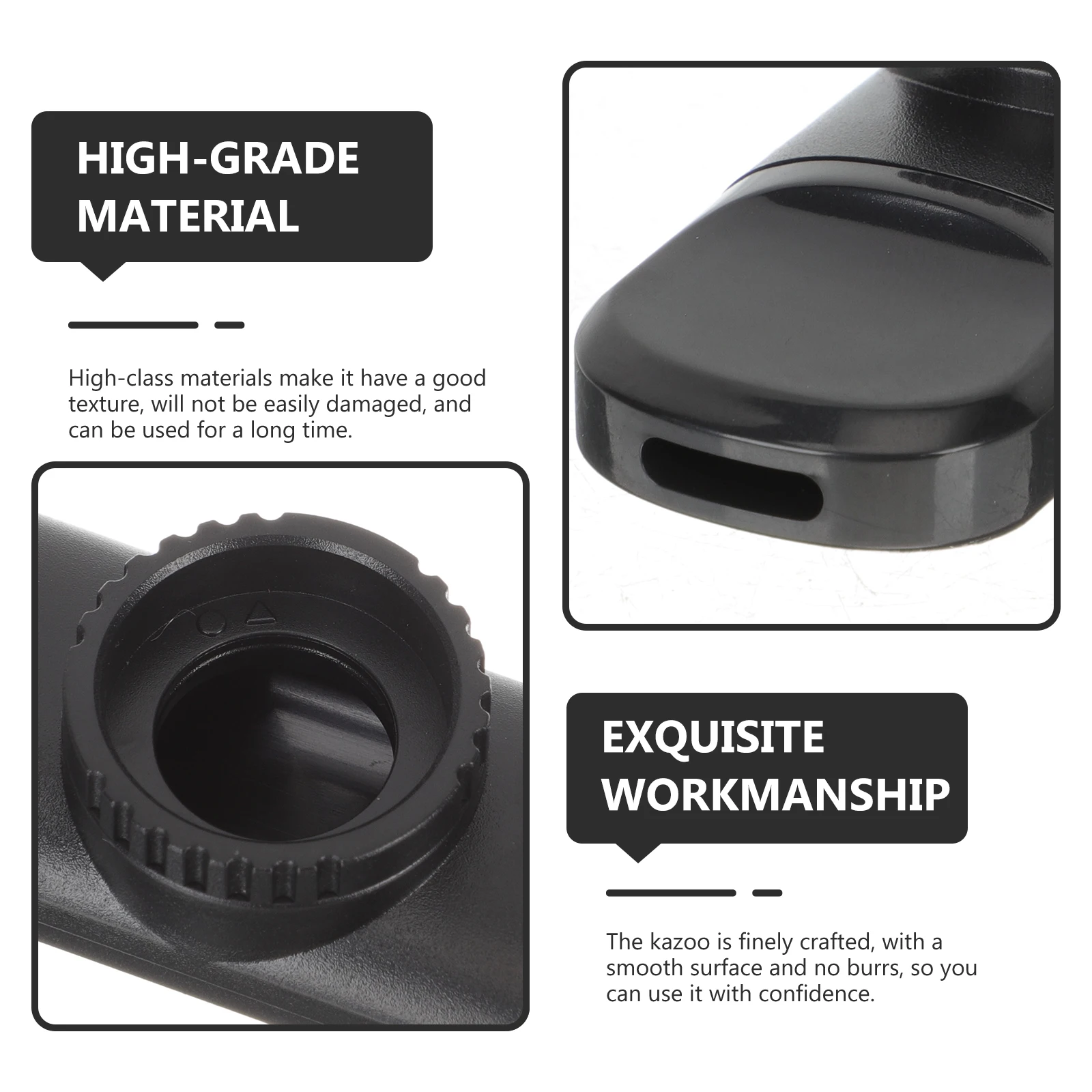 

Premium Durable Kazoo Flute Kids Musical Instrument Bright Colors Compact Portable Easy Replacement Music Toy for Guitar Ukulele