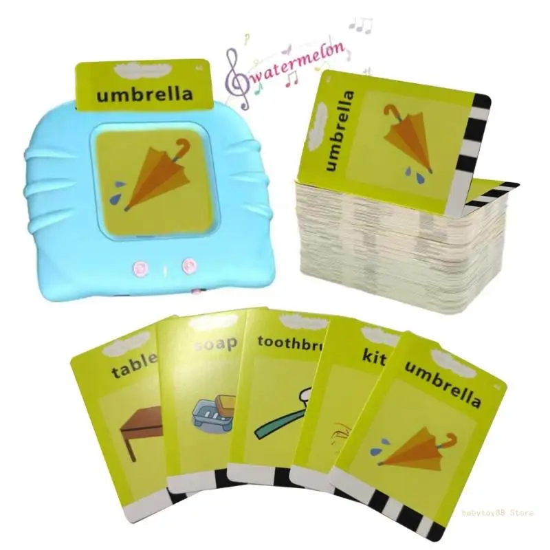 Y4UD Child Cognition Learning Card Montessori-Educational Chinese English Cards