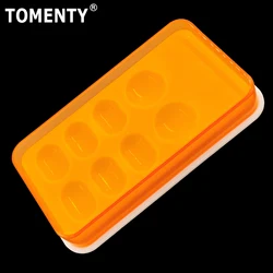 TOMENTY-caja de almacenamiento de luz de sombreado Dental, Kit de blanqueamiento Dental de resina acrílica sintéctica, tonificación de Color para clínica de odontología, 1 unidad