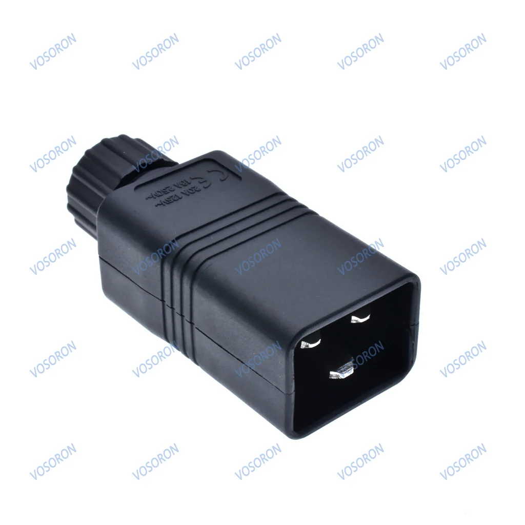 Female Male 16A 250V CE Copper IEC320 C19 C20 PDU UPS Power Receptacle Outlet AC Electrical Cord Connector Removable plug socket